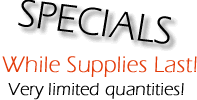 (image for) Specials | Clearance